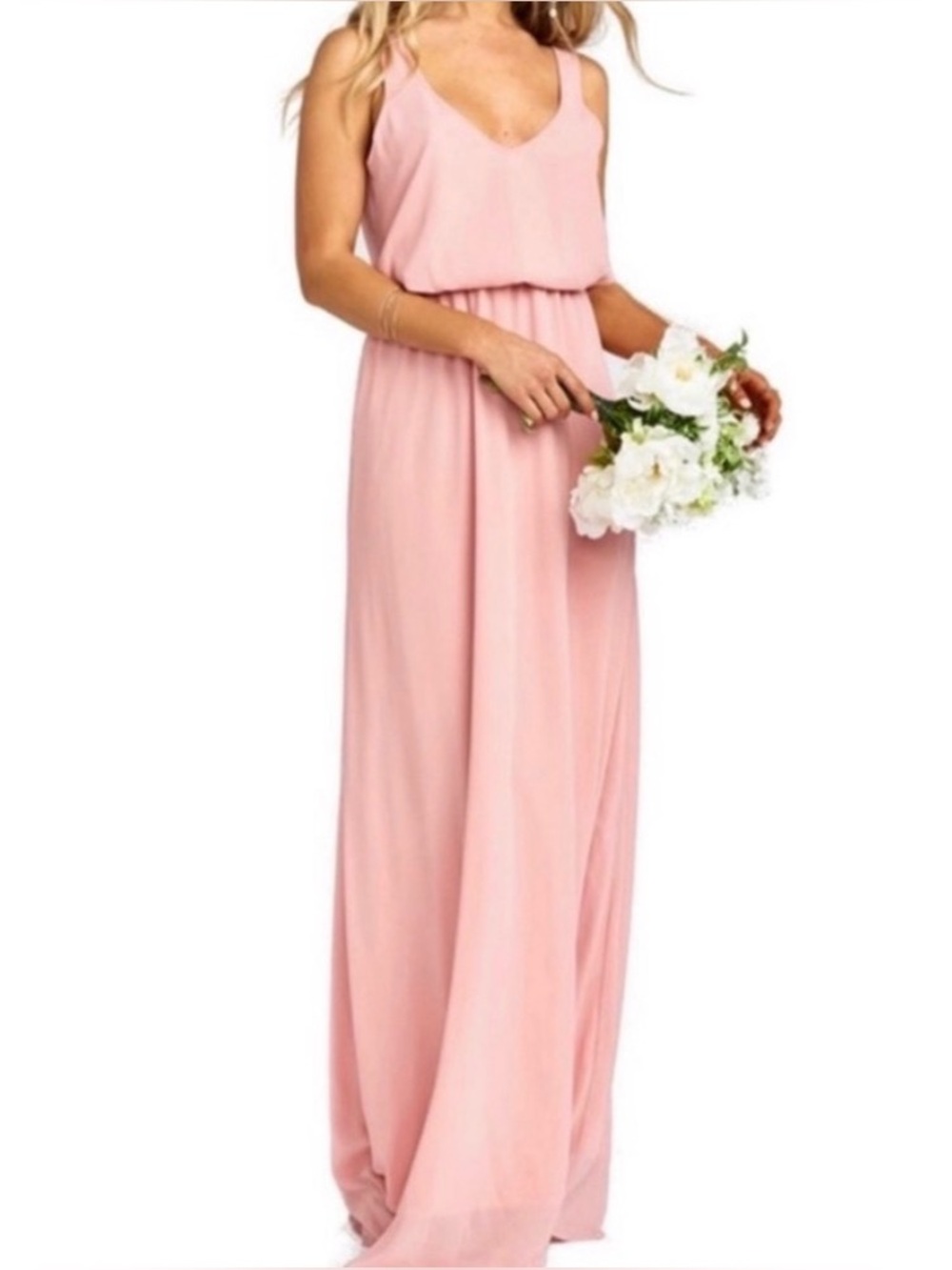 Show Me Your Mumu Kendall Dusty Rose Maxi Dress Size Medium
